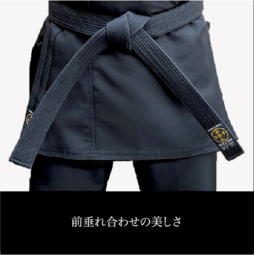 不動会師範服 黒(セミオーダー品)上下セット - 画像 (4)