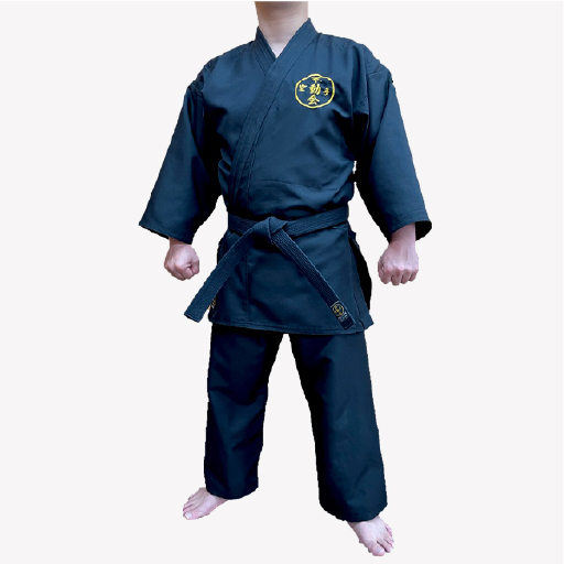 不動会師範服 黒(セミオーダー品)上下セット - 画像 (2)